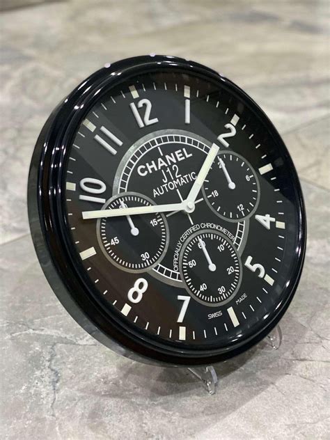 chanel logo clock